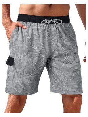 Men's Quick Dry Swim Trunks 9" Inseam Bathing Suit with Mesh Lining UPF 50+
